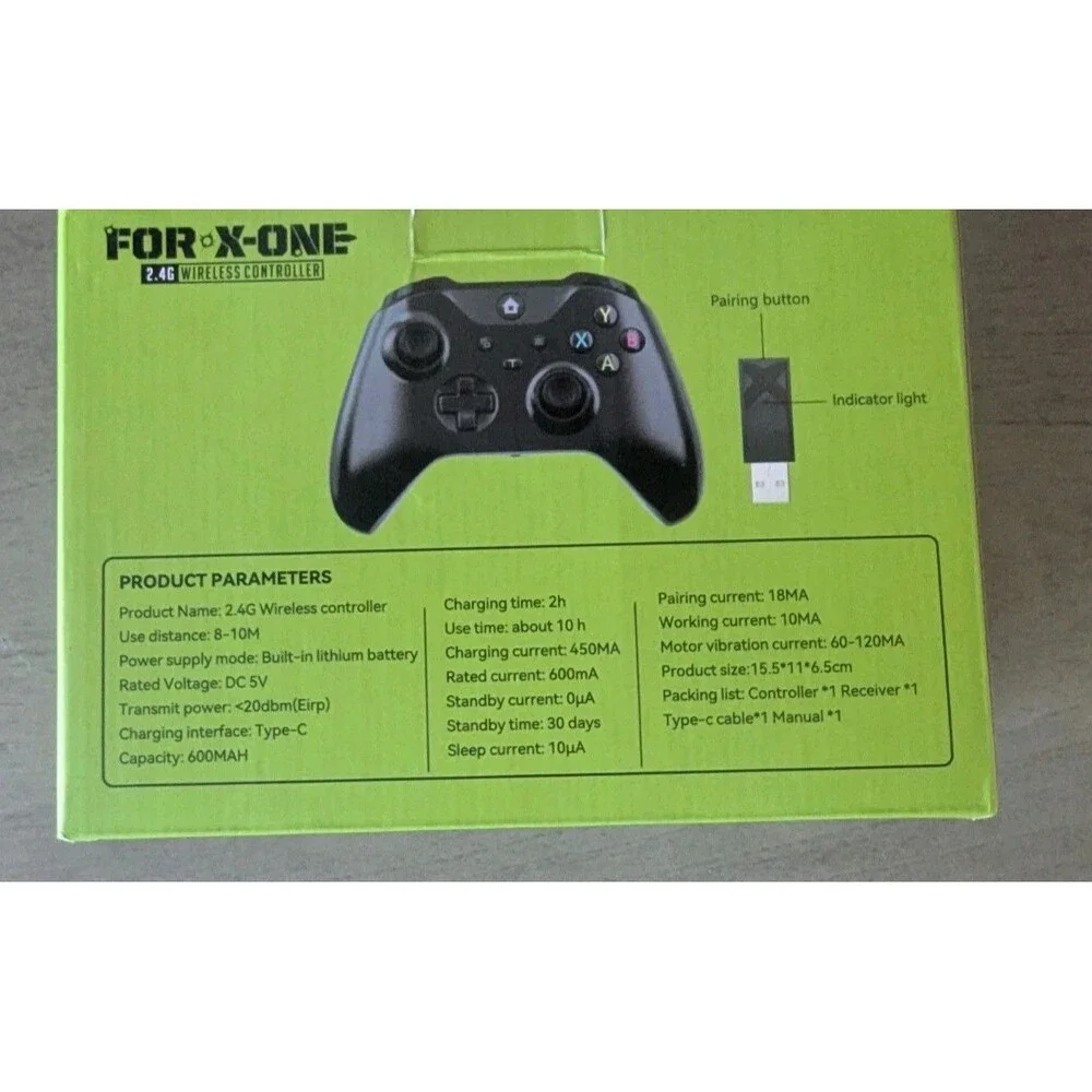 Wireless Controller for X-BOX, With 2.4g Adapter,Gaming Controller Support...
